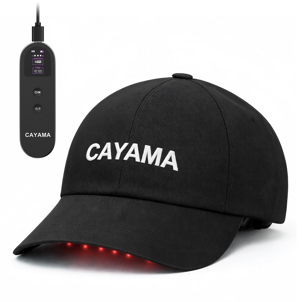 CAYAMA C03 Portable Wireless-Controlled Red Light Hair Growth Cap