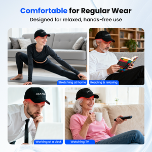 CAYAMA C03 Portable Wireless-Controlled Red Light Hair Growth Cap