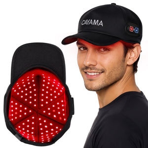 CAYAMA C07 Portable True Wireless Red Light Hair Growth Cap