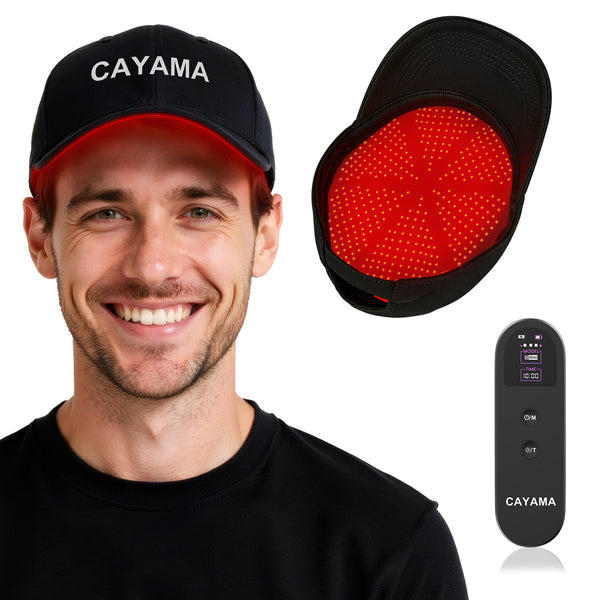 CAYAMA C03 Portable Wireless-Controlled Red Light Hair Growth Cap