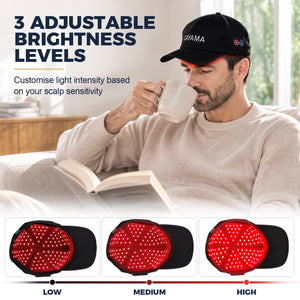 CAYAMA C07 Portable True Wireless Red Light Hair Growth Cap