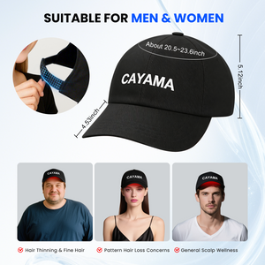 CAYAMA C03 Portable Wireless-Controlled Red Light Hair Growth Cap